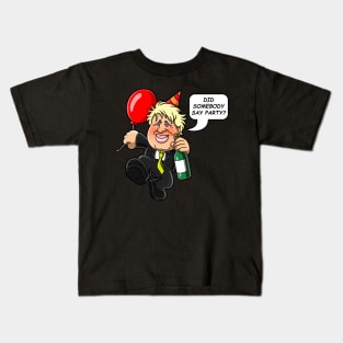 Party Boris Kids T-Shirt